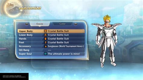 dragon ball xenoverse 2 crystal battle suit|xenoverse 2 dlc 5 release date.